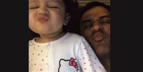 dhoni s daughter calls him by name and the internet loves it jfw