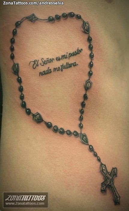 Tattoo Of Rosaries Religious