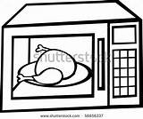 Microwave Oven Clipart Chicken Inside Turkey Clipartpanda Panda Webstockreview Shutterstock Preview Stock sketch template