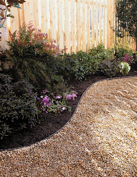 walkway   weekend edging gravel  elbow grease gravel