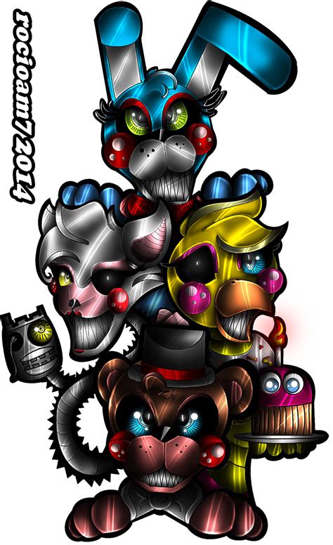 animatronics   full  rocioam  deviantart