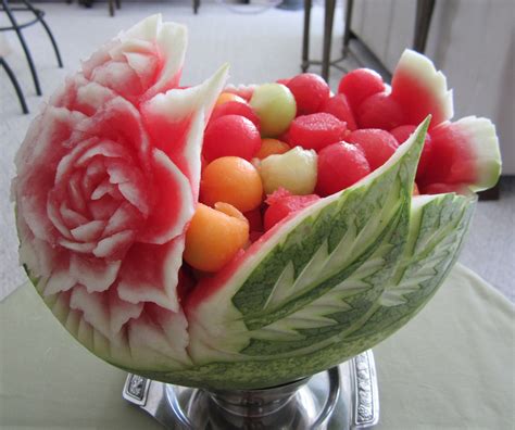 watermelon fruit basket thai creations