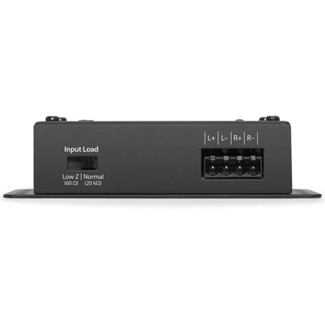 jl audio loc  fully active  channel speaker level  output converter