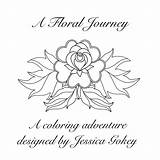 Coloring Floral Book Journey sketch template