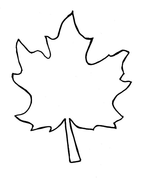 fall leaf template  printable printable templates