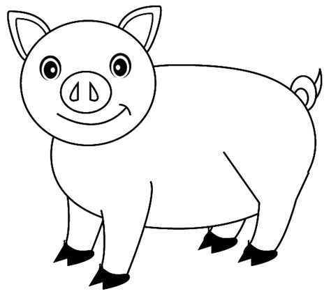 coloring pig