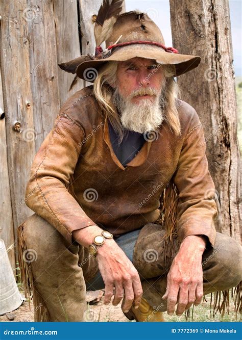 weathered cowboy stock image image  authentic hair
