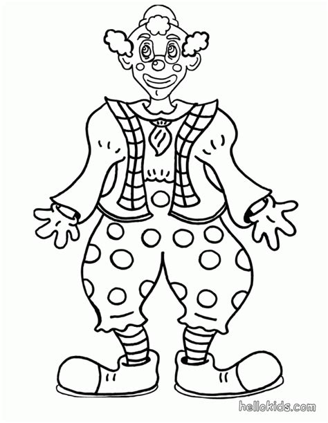 creepy clown coloring pages coloring home
