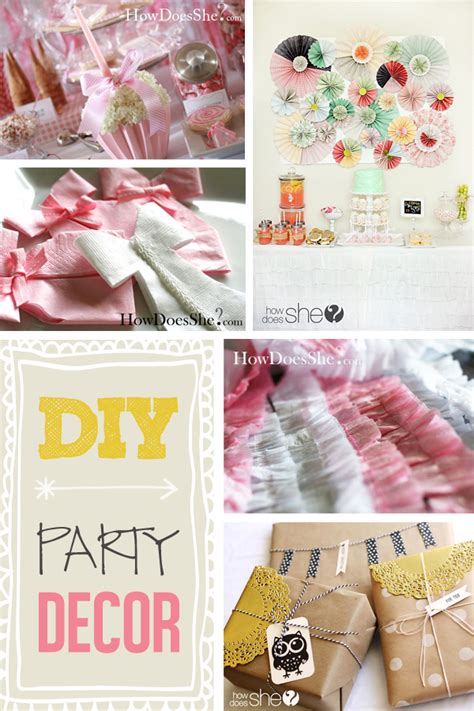 Easy And Inexpensive Diy Party Decor
