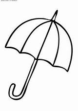 Kolorowanka Parasolka для детей лет раскраска зонтик зонт скачать Pracy Jesień Szablony Open sketch template