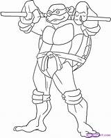 Coloring Ninja Turtles Mutant Teenage Pages Printable Popular Simple sketch template