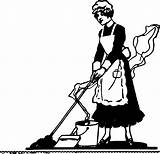 Maid Housekeeping Helper Housekeeper Janitor Cleans Openclipart Clipground Webstockreview Hiclipart sketch template