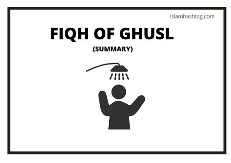How To Do Ghusl Fiqh Of Ghusl Ritual Purification Islam Hashtag