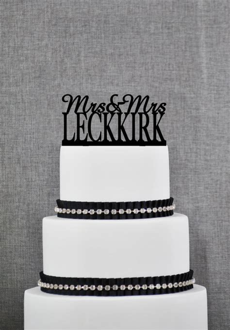 items similar to mrs and mrs same sex wedding cake topper custom lesbian cake topper in modern