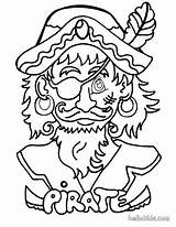 Treasure Pirate Chest Coloring Pages Getcolorings sketch template