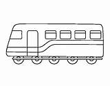 Treno Tren Trem Passageiros Pasajeros Passeggeri Passatgers Trenes Dibuix Treni Acolore Veicoli Dibuixos Comboios sketch template
