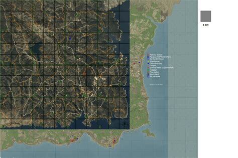 dayz map size comparison scumgame