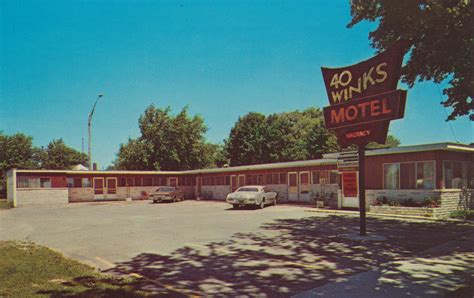 cardboard america motel archive  winks motel alpena michigan