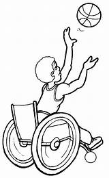 Esportes Disabilities sketch template