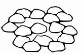 Wall Stone Clipart Cliparts Rock Attribution Forget Link Don sketch template