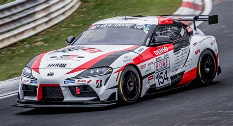 toyota gr supra  race    hours  nuerburgring carscoops