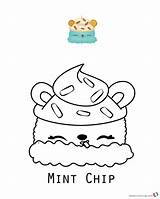 Num Noms Coloring Pages Chip Minty Printable Series Print Cute Kids Bettercoloring sketch template