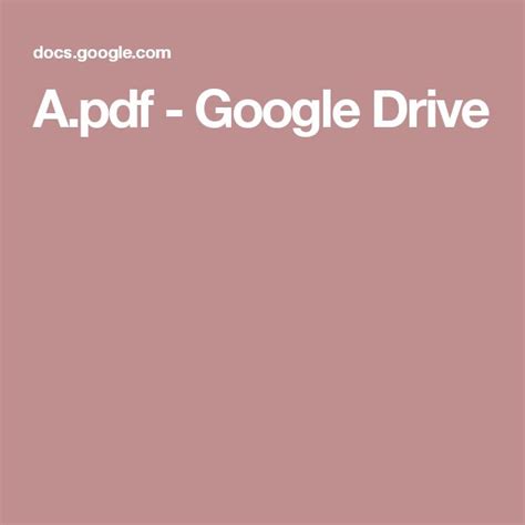 apdf google drive