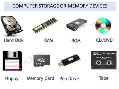 storage  output devices classnotesng