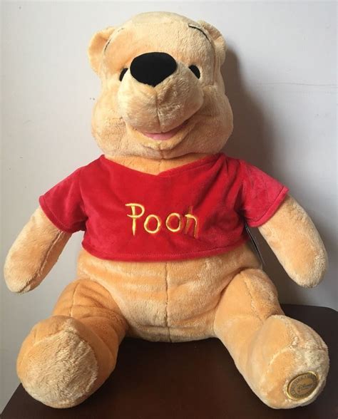 winnie  pooh disney store genuine sealed large  plush stuffed