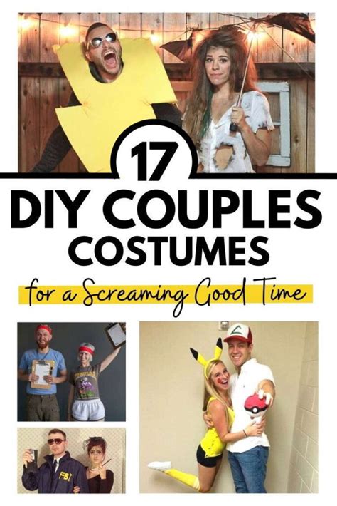 17 Diy Easy Couples Costumes For A Screaming Good Time