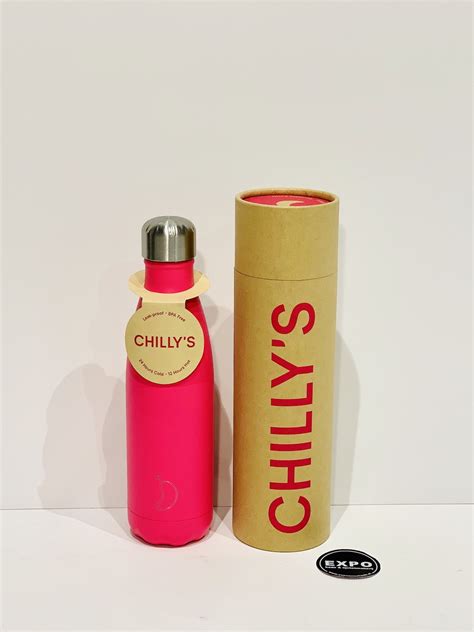 Chillys Bottle 500ml Neon Edition Pink · Expo Enschede