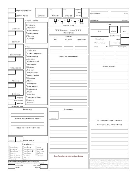 deluxe character sheets     managelasopa