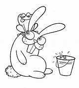 Coloring Pages Rabbit Bunny Coming Color Funny Estate Real Print Getcolorings Frog Printable Library Clipart Books Comments sketch template