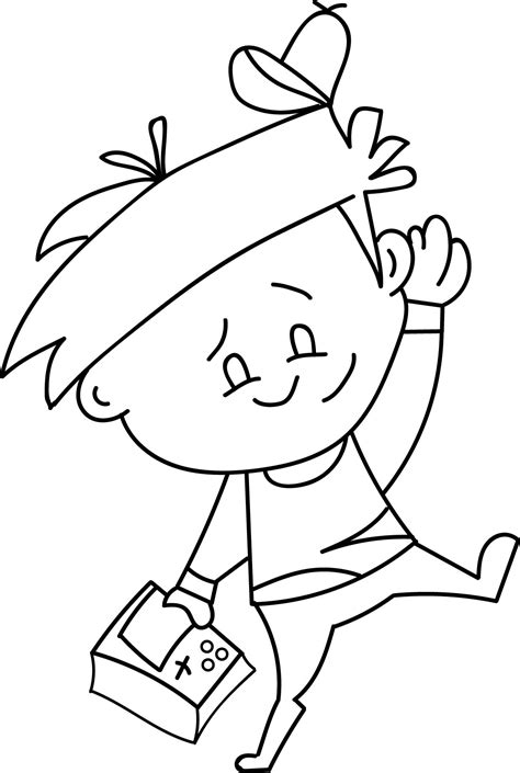 wyley boy character coloring page wecoloringpagecom