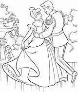 Coloring Bow Cinderella Library Clipart Prince Her sketch template