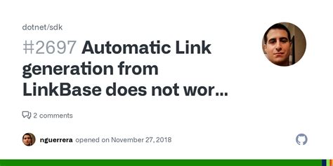 automatic link generation  linkbase   work  page resource items issue