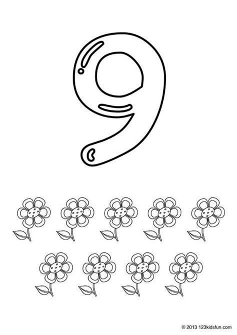 printable number coloring pages    kids  kids fun apps