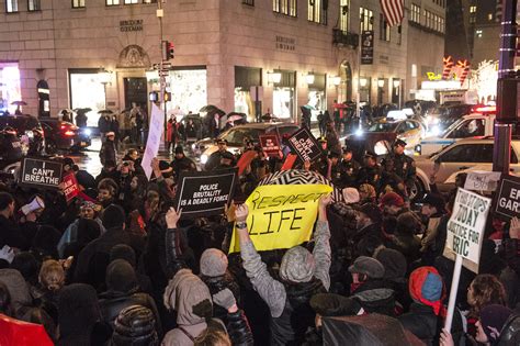 in unpredictable new york protests organized criticism of police the