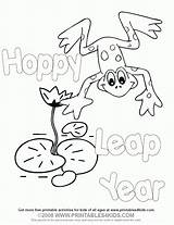 Coloring Leap Frog Pages Year Printable Popular sketch template