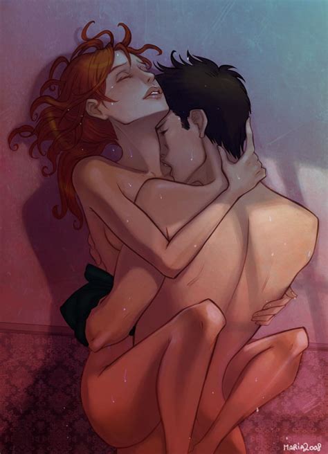 Rule 34 Canon Couple Closed Eyes Eyes Closed Ginny Weasley Harry