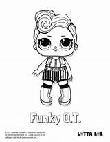 Lol Coloring Pages Doll Qt Printable Surprise Funky Dolls Sister Kids Big Lotta sketch template
