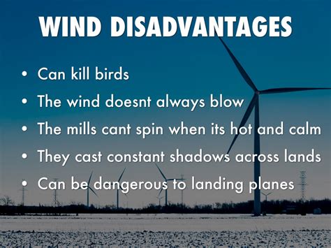 wind power wind power advantages  disadvantages