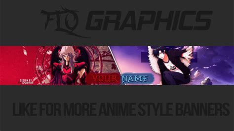 demon and angel anime banner template 8 youtube