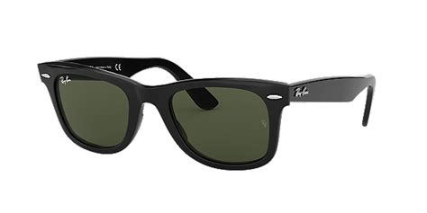 sunglasses women s ray ban original wayfarer sunglasses in black rb2140 opsm