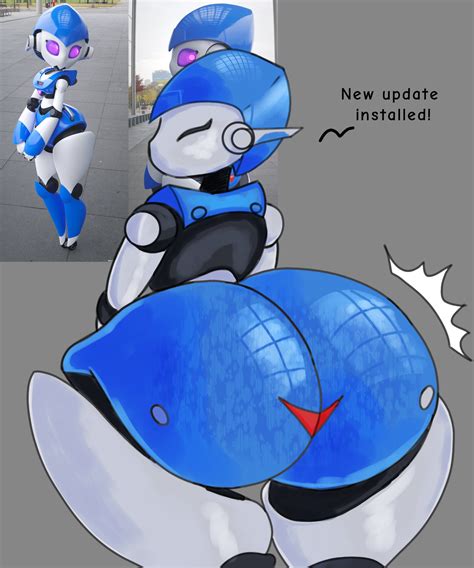 rule 34 big ass bubble butt huge ass johan memoris robot robot girl