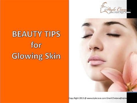 beauty tips for glowing skin