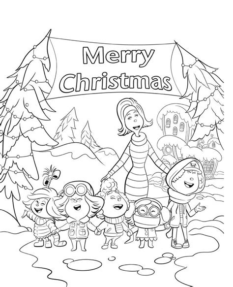 koski sing songs  christmas coloring pages