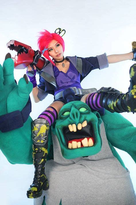 slayer jinx and zombie nunu by spcats cosplay — with tasha