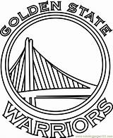 Warriors Golden State Coloring Pages Nba Color Printable Print Sports Warrior Getcolorings Getdrawings Coloringpages101 Popular sketch template