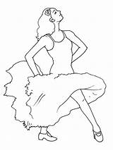 Danseuse Danseuses Coloriages Metiers Danse Espagnole Partage Imprime Télécharge Gulli sketch template
